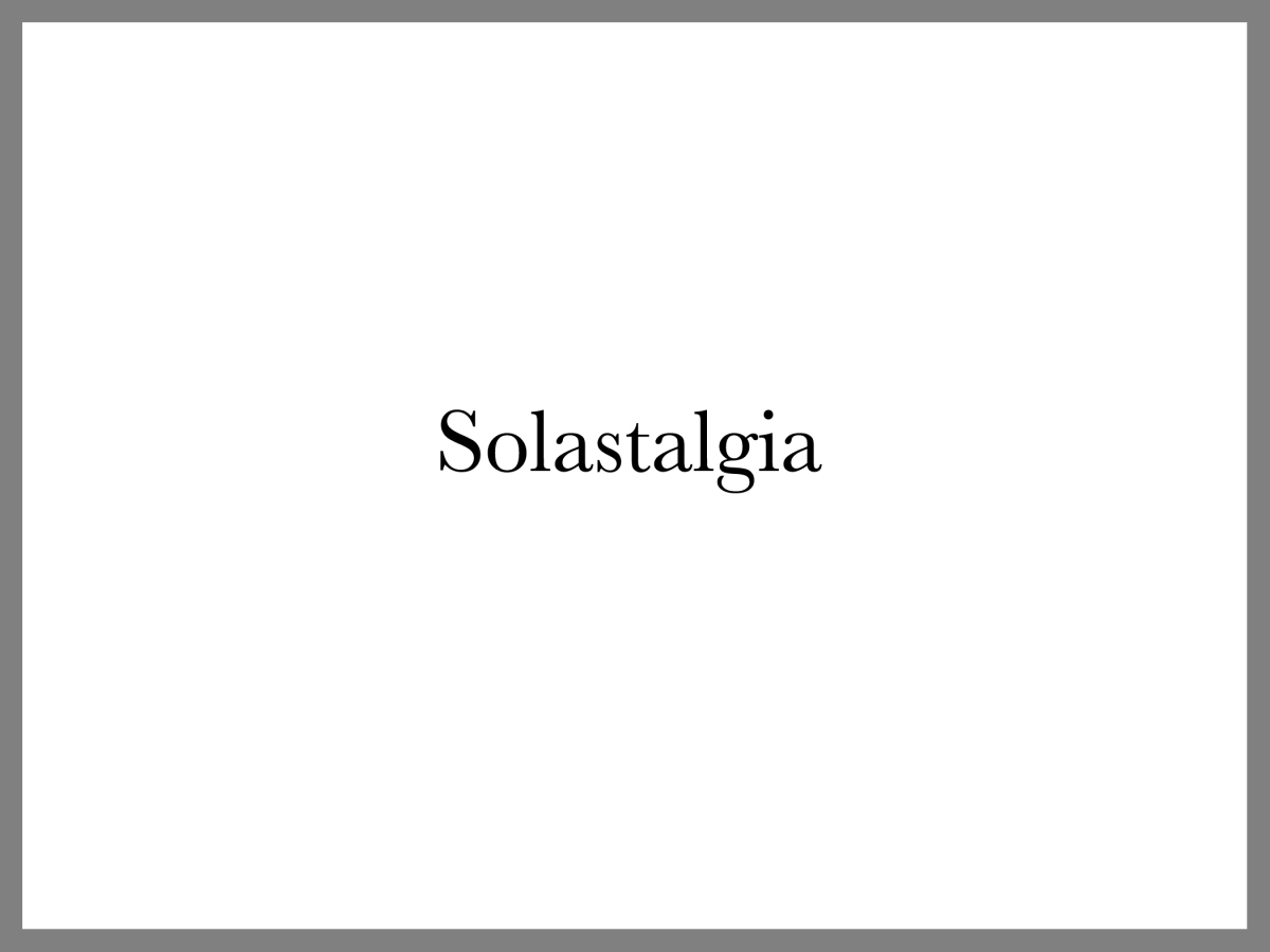 Solastalgia | The Bureau of Linguistical Reality