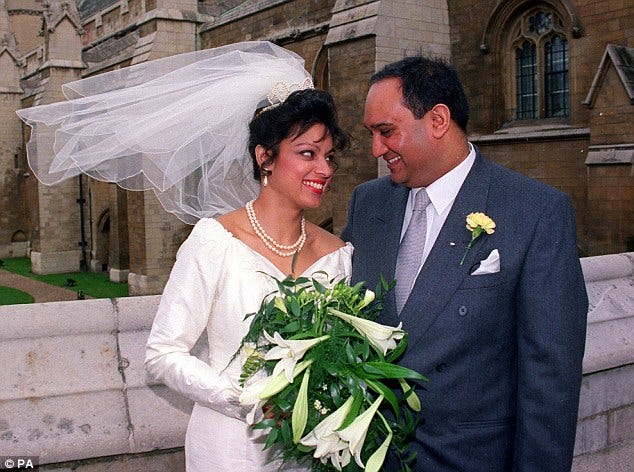 Mr Vaz married his wife Maria Fernandes in London and the couple have a son and a daughter