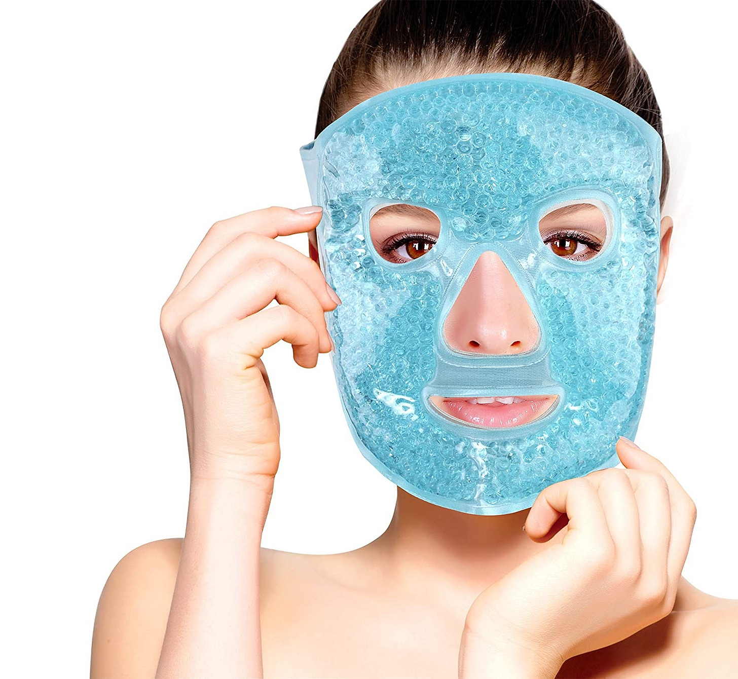 image description: mode plus a terrifying cooling face mask