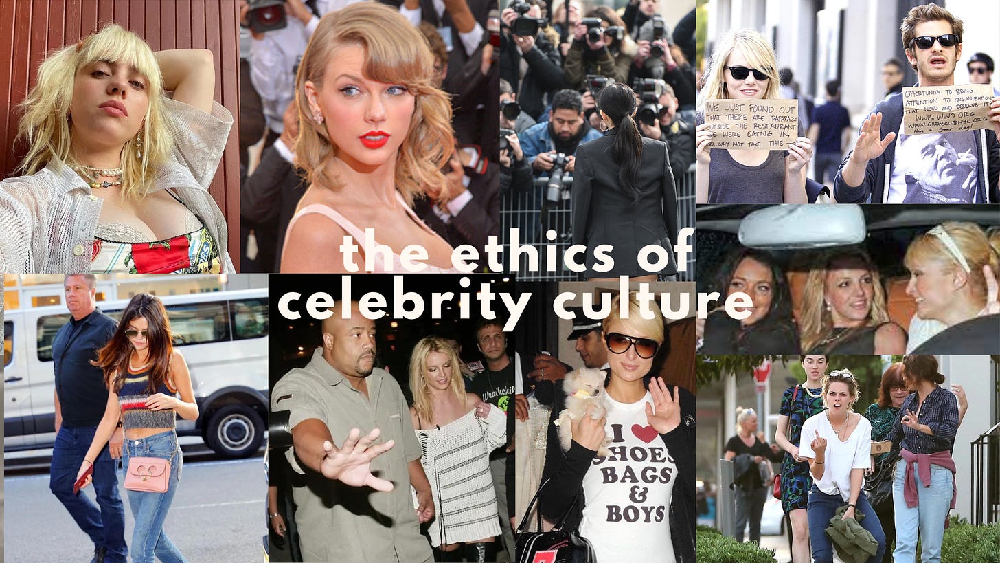 the ethics of celebrity culture - by Burake Teshome