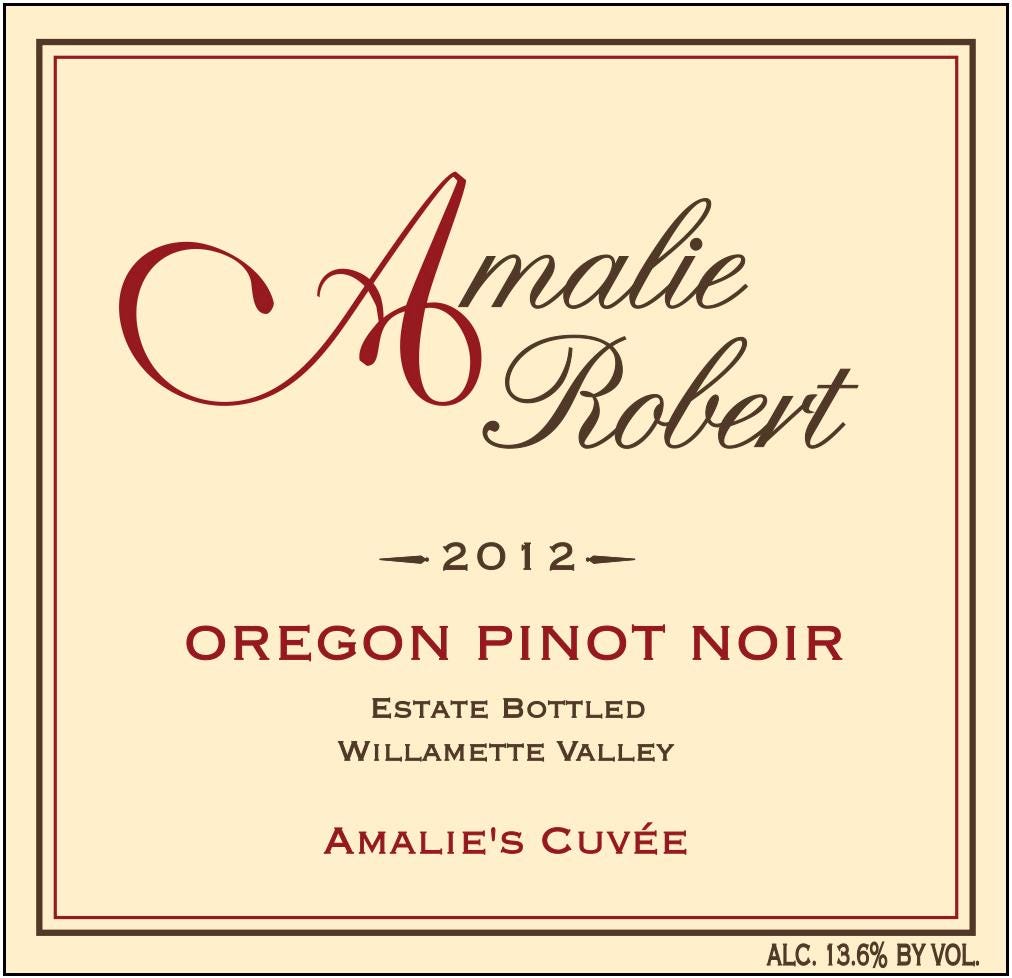 Amalie Robert Amalie's Cuvee Pinot Noir.