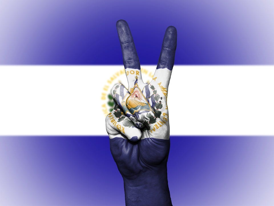 El Salvador, Peace, Hand, Nation, Background, Banner