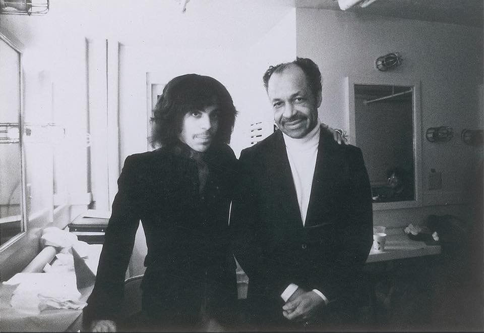Prince with his father