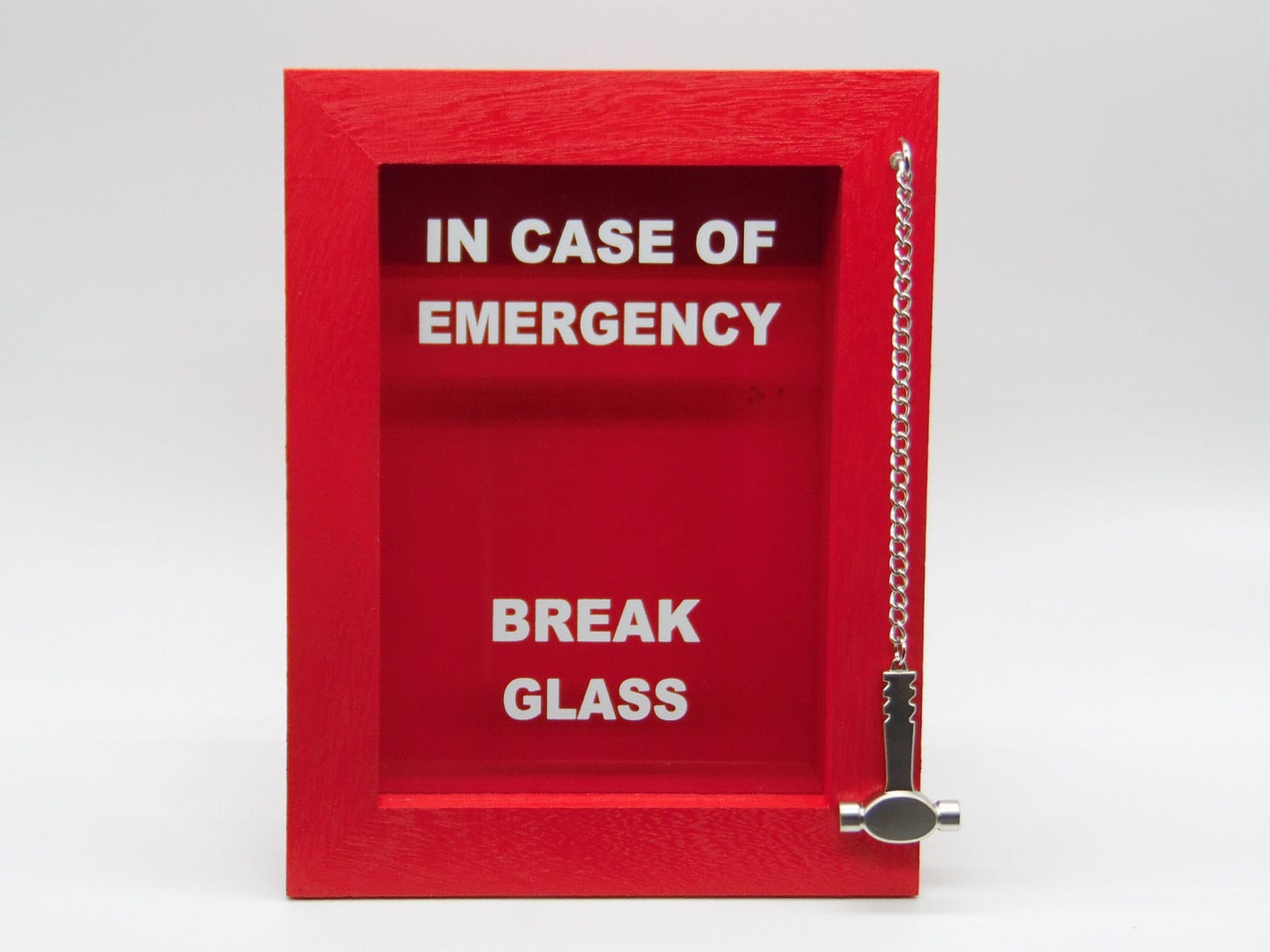 In Case of Emergency Break Glass DIY Shadow Box Funny Gag | Etsy Canada