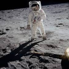 AS11-40-5903_alt - Apollo 11 - Apollo 11 Mission image - Astronaut Edwin  Aldrin walks near the Lunar Module - PICRYL Public Domain Image