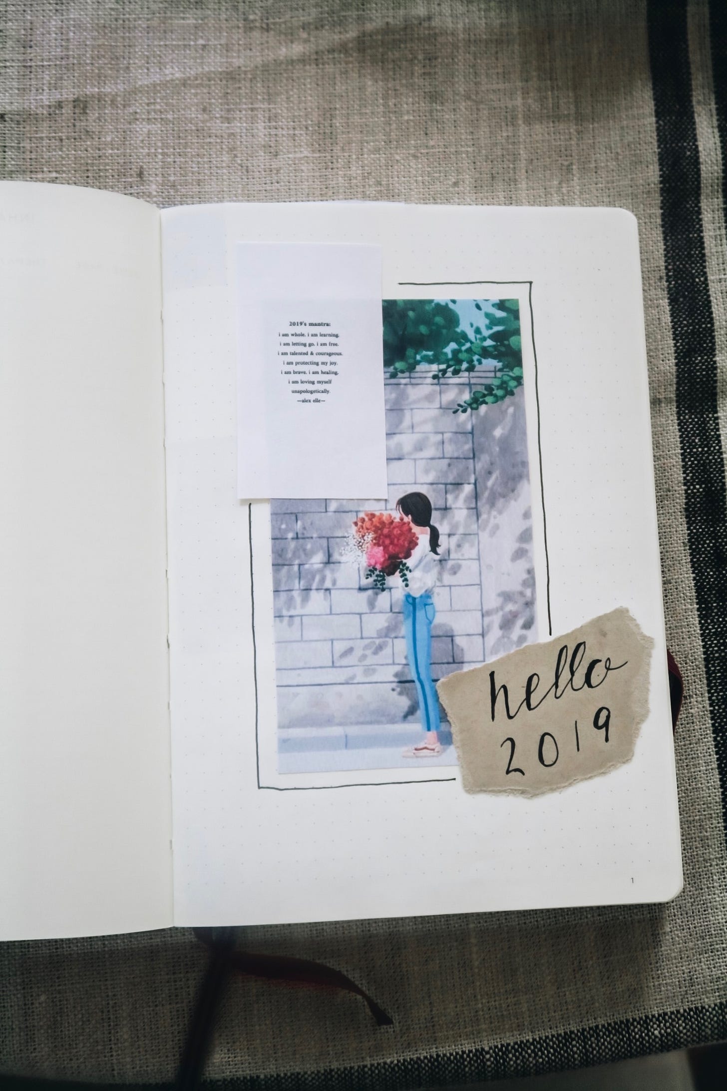 2019 Bullet Journal Setup