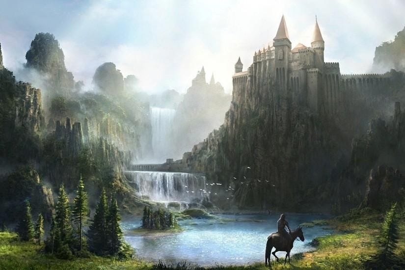 Fantasy Castle wallpaper ·① Download free awesome wallpapers for desktop,  mobile, laptop in any resolution: desktop, Android, iPhone, iPad 1920x1080,  320x480, 1680x1050, 1280x900 etc. WallpaperTag