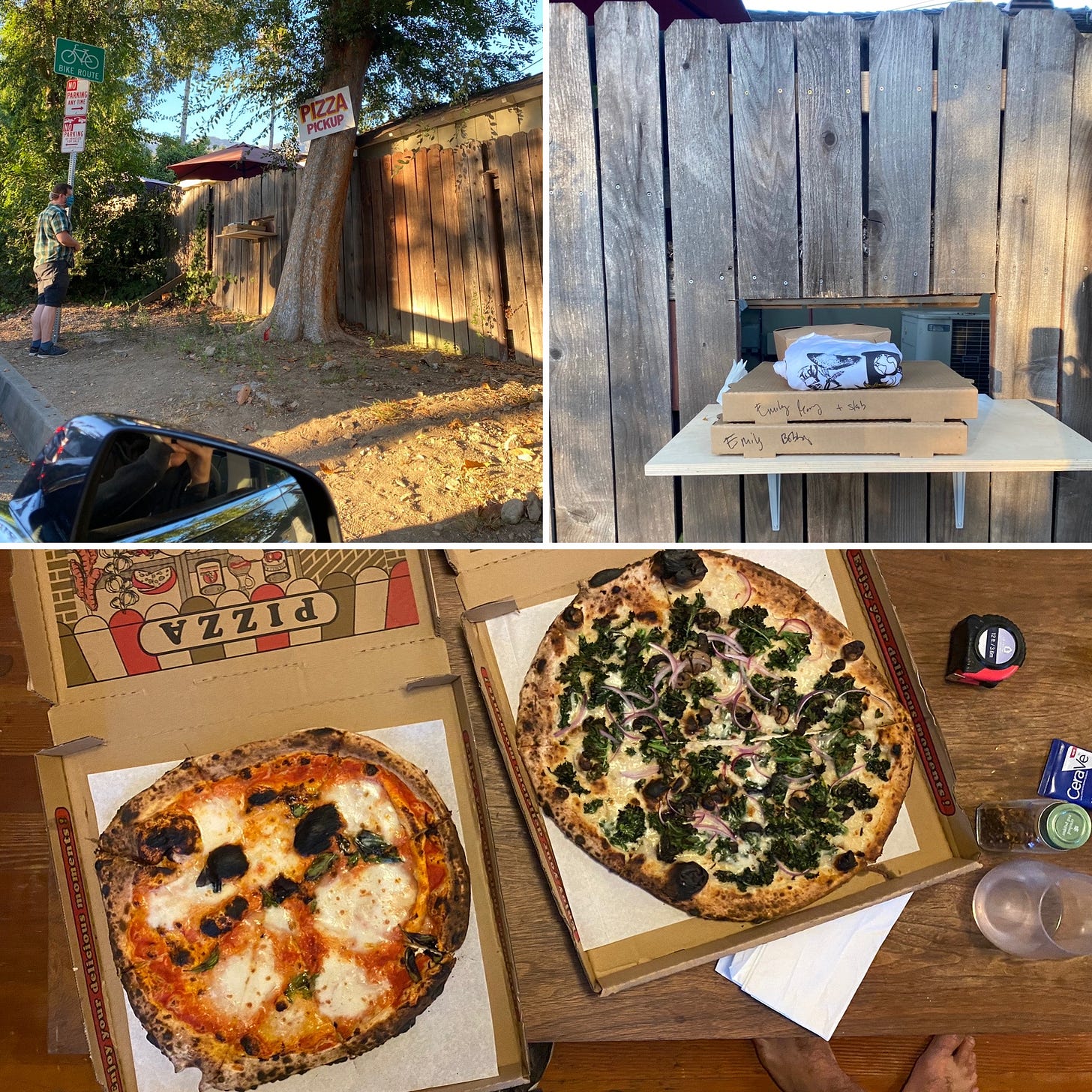 The Side Pie pick-up and pizza experience