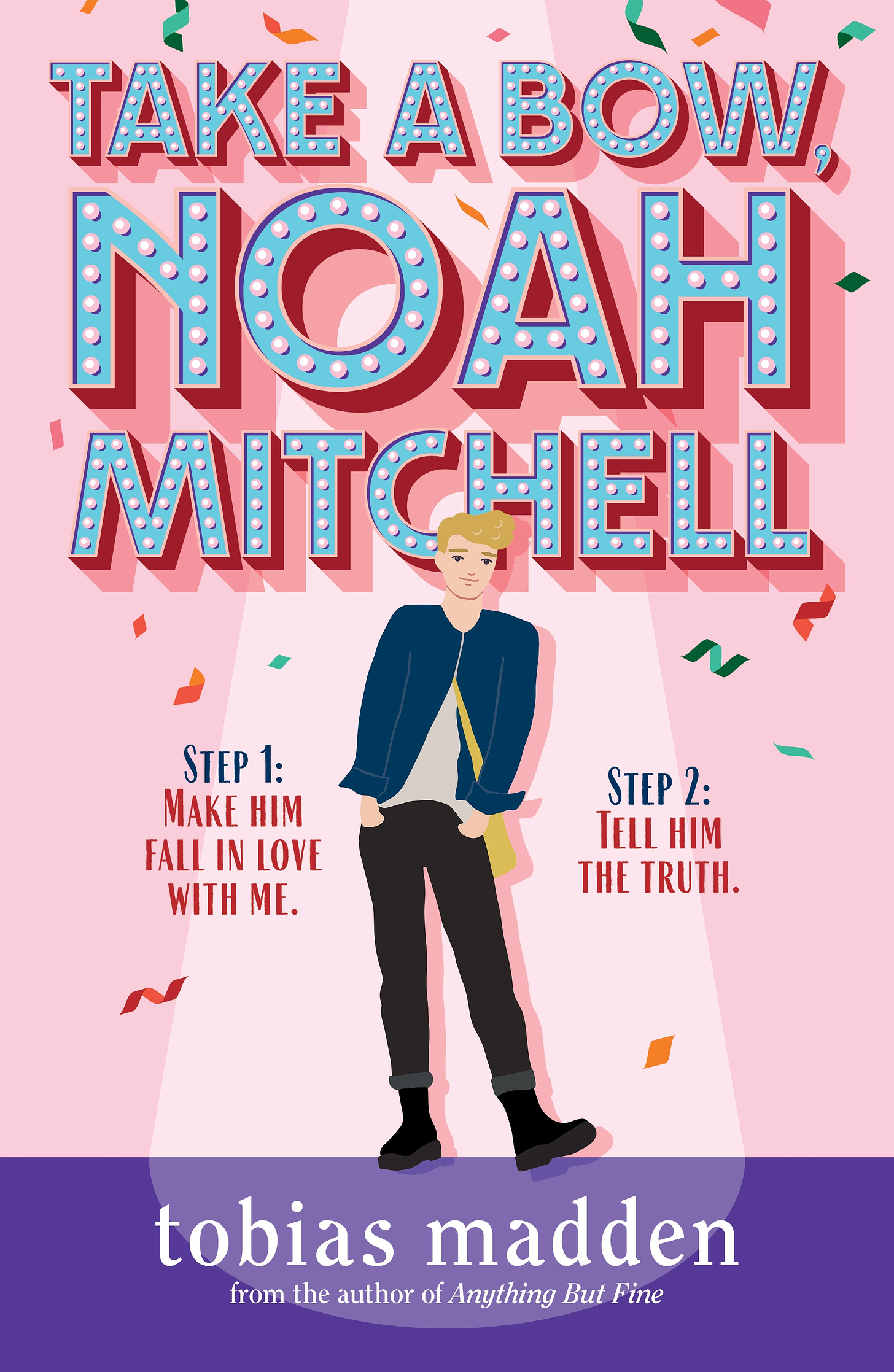 The cover image of 'Take A Bow, Noah Mitchell' by Tobias Madden