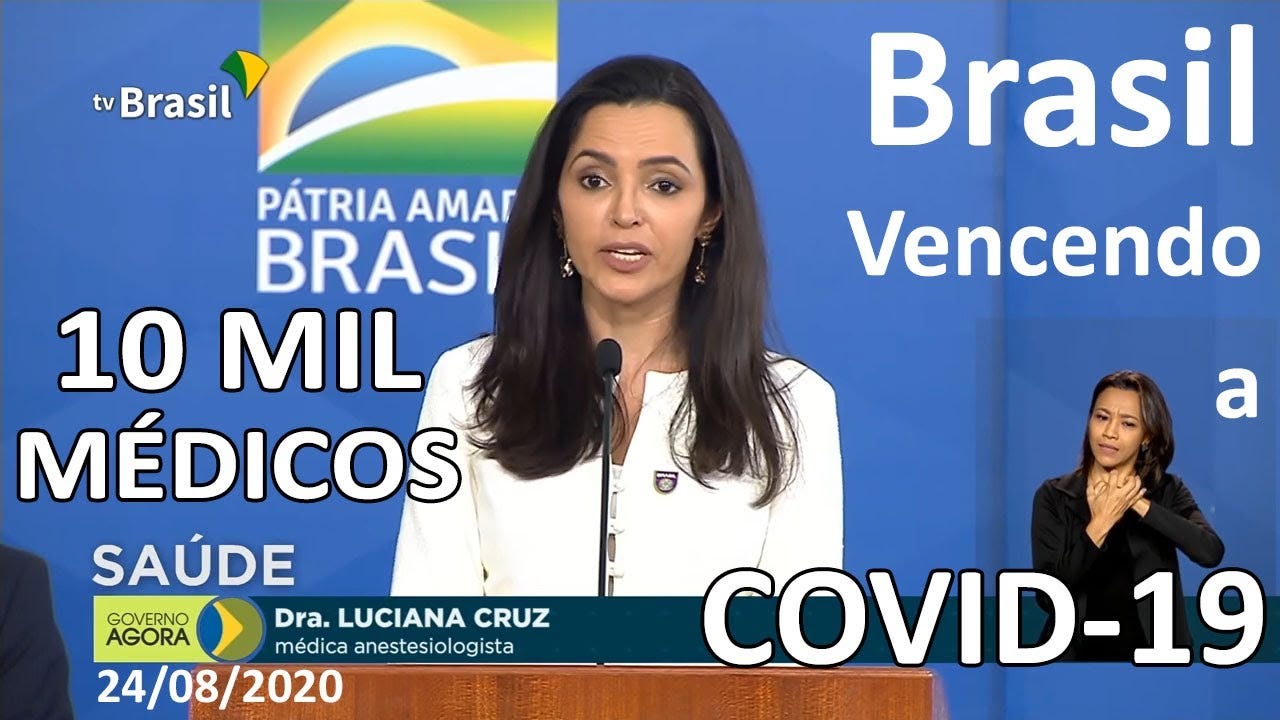 10 Mil Médicos - Brasil Vencendo a Covid 19 - Dra Luciana Cruz - Íntegra -  YouTube