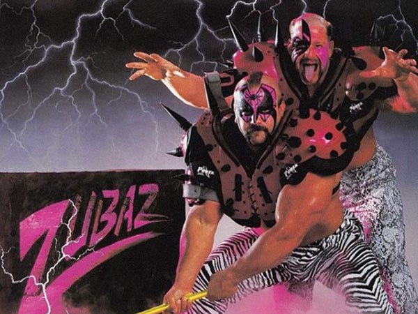 The Road Warriors Legion Of Doom Zubaz pants ad 2 - WrestleCrap ...