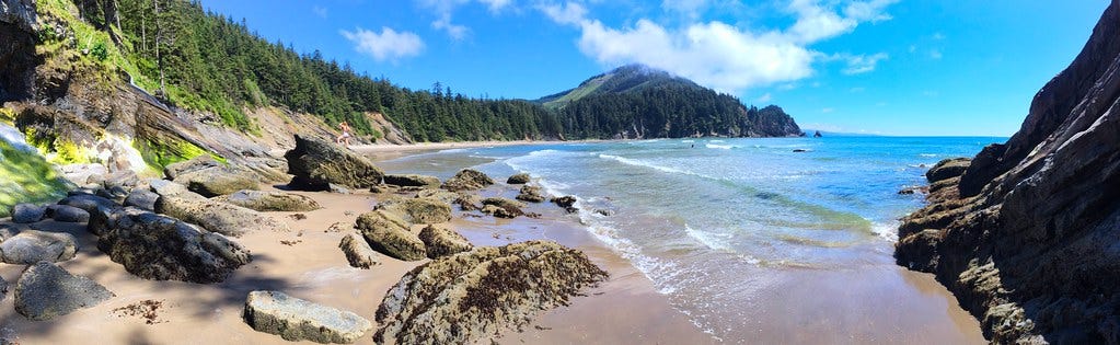 Oswald West State Park - iPhone pano