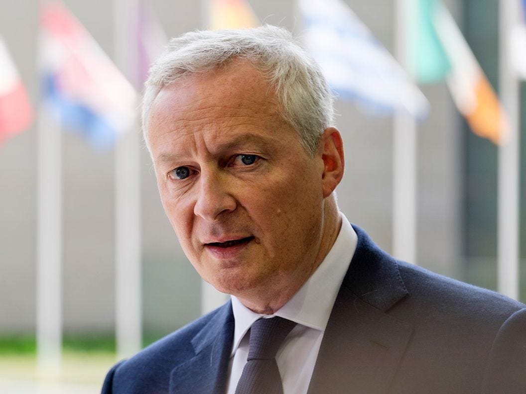 CDCROP: Bruno Le Maire is a French politician and former diplomat who has served as Minister of the Economy and Finance since 2017 (Thierry Monasse/Getty Images)