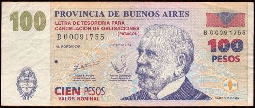 La vuelta de los patacones | Historia de la moneda, Billetes argentinos,  Billetes
