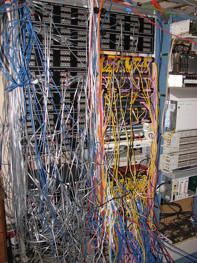 Data Center Wire Mess | BRPhoto | Flickr