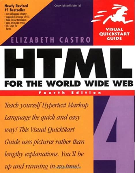 Cover of HTML 4 for the World Wide Web