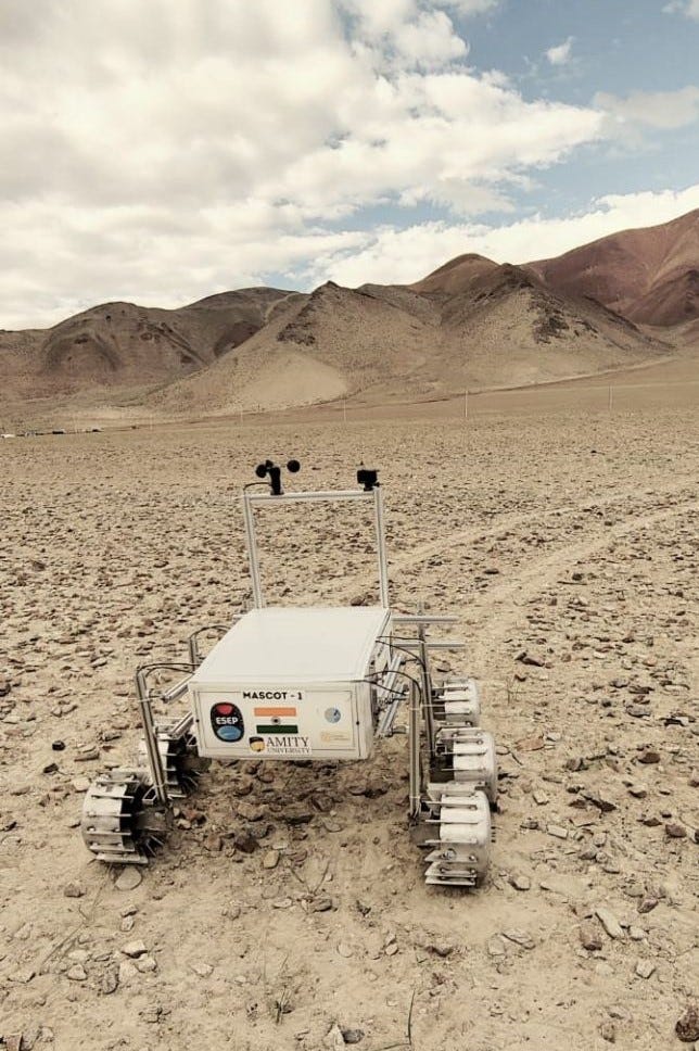 MASCOT-1 rover at Ladakh