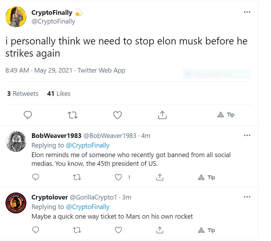 Elon Musk crypto