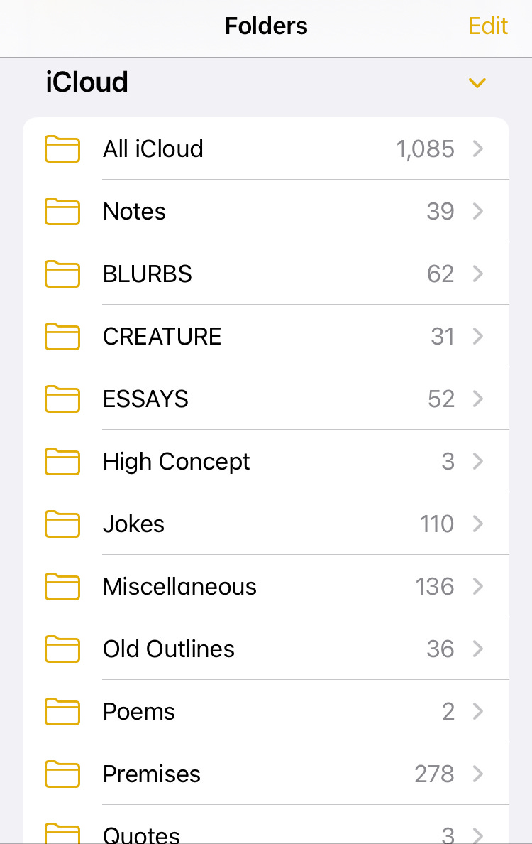 miscellaneous thoughts 