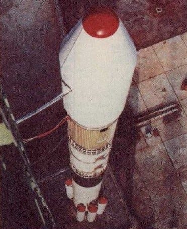 PSLV-D1 on launch pad