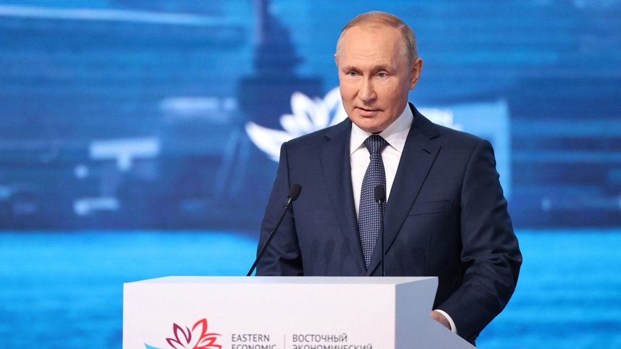 Poutine menace l'Europe de couper le robinet du gaz | Les Echos