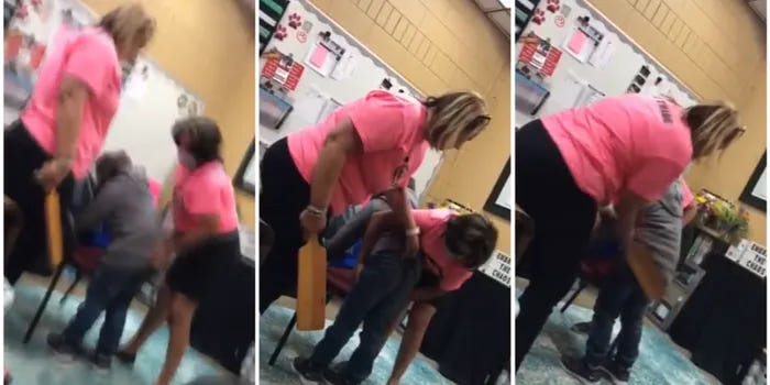 Video: Florida Principal Paddles 6-Year-Old Girl in Front of Her Mother
