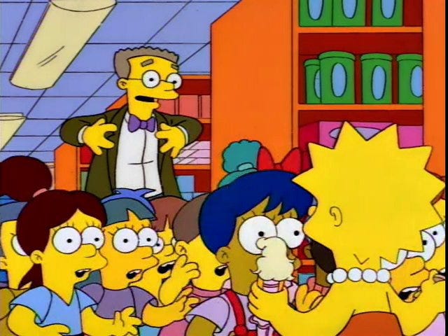 SMITHERS: "But she's got a new hat!"
