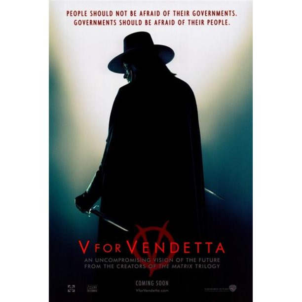 Pop Culture Graphics MOVAF4507 V for Vendetta Movie Poster Print&#44; 27 x 40