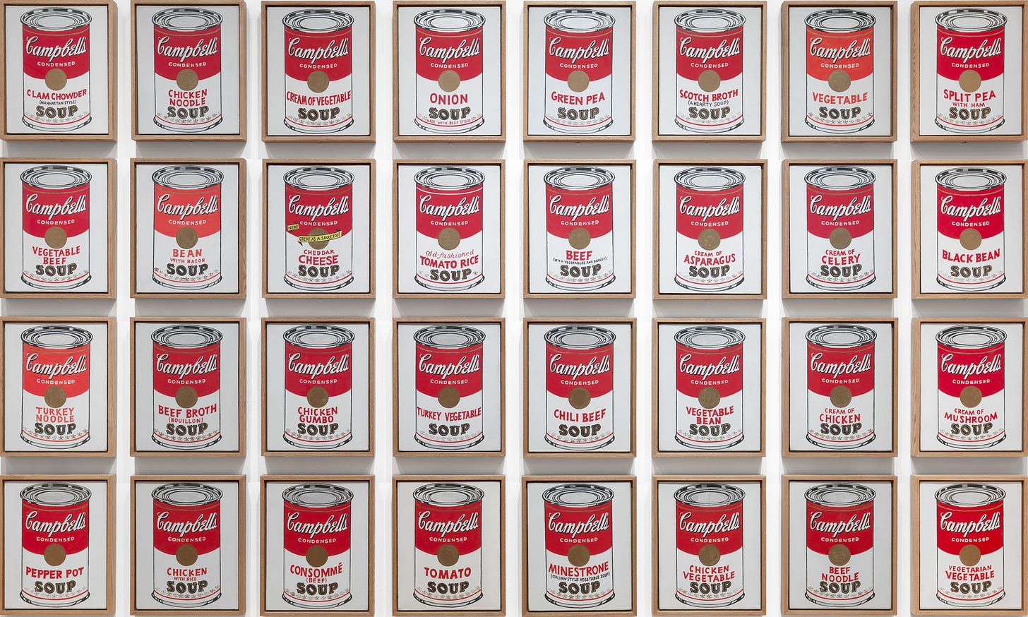 Andy Warhol. Campbell's Soup Cans. 1962 | MoMA