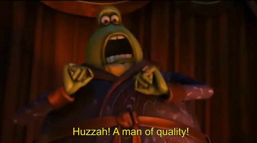 Template | Huzzah! A Man of Quality! | Know Your Meme