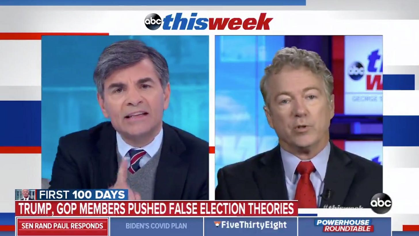 Rand Paul Refuses To Say Election Wasn't Stolen, Whines About Being  Fact-Checked | HuffPost