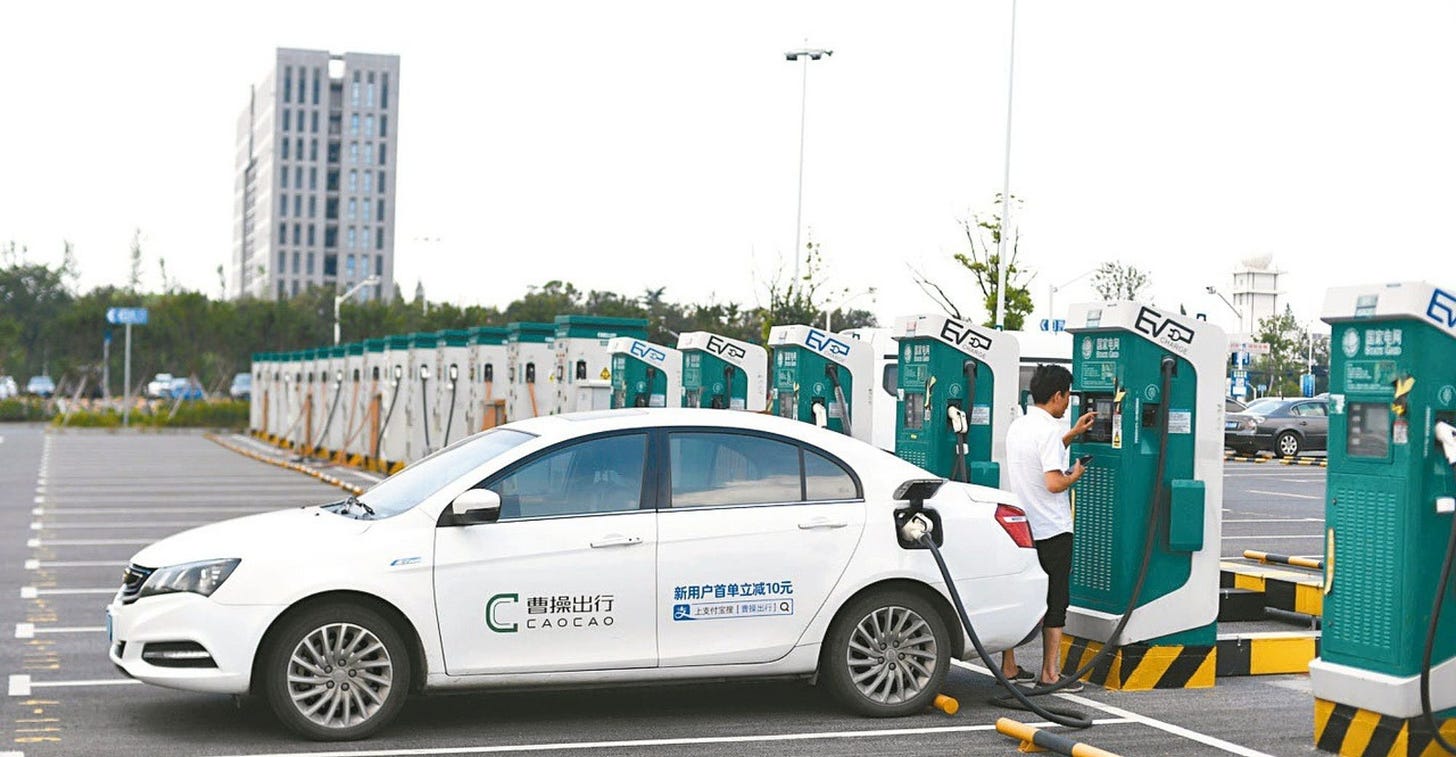 China’s Public EV Charging Piles Up 65.7% Annually in July