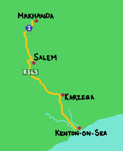 Map to Kenton