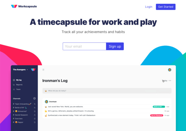 Workcapsule | Track all your achievements & habits | Track all your achievements