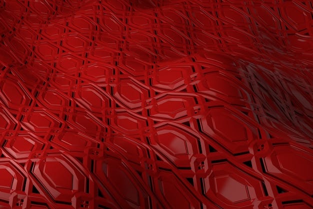 Fondo de plástico de renderizado 3d con reflejos. superficie de  desplazamiento. patrones aleatorios extruidos de la forma ondulada. | Foto  Premium