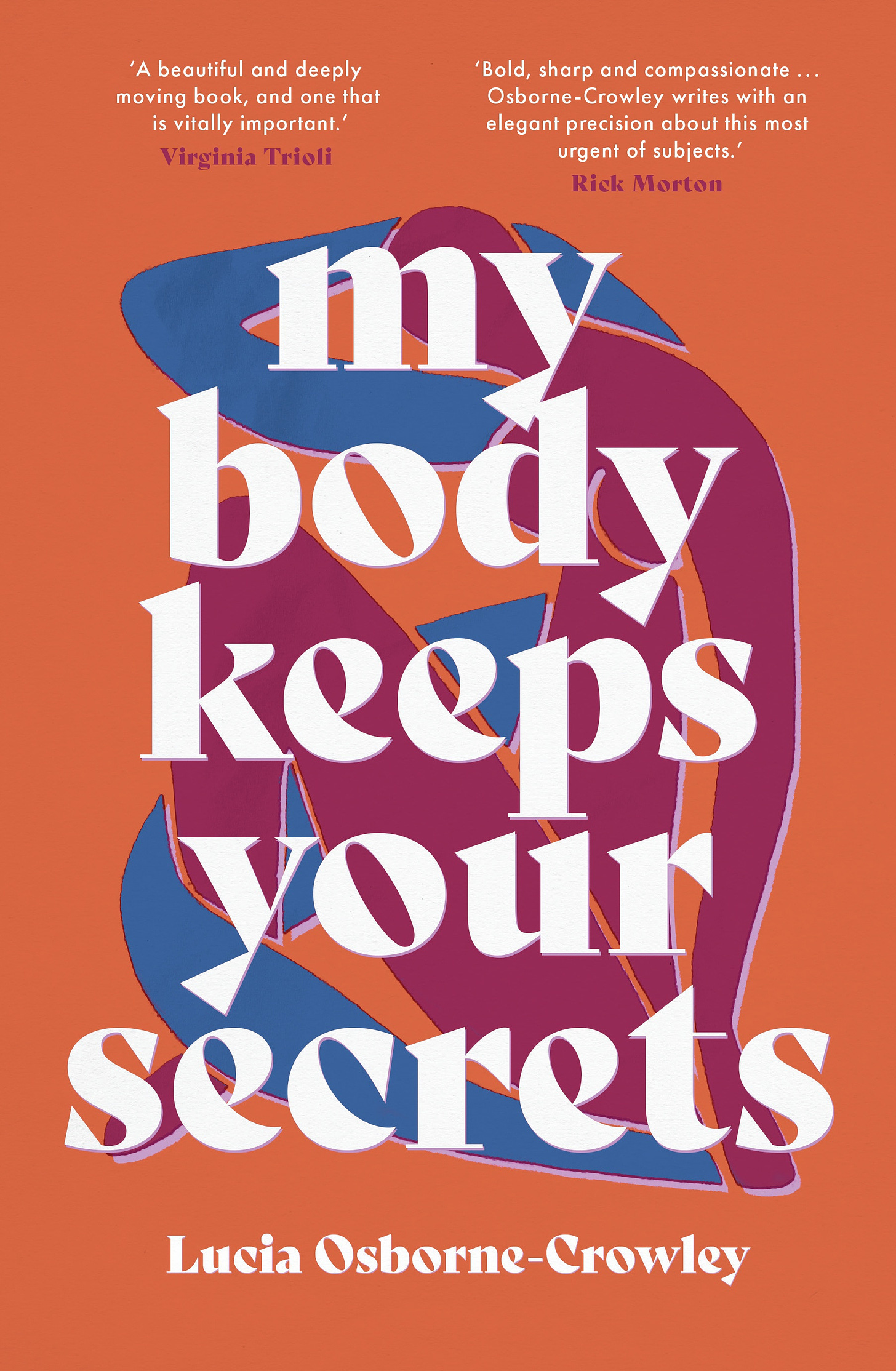 The cover of 'My Body Keeps Your Secrets' by Lucia Osborne-Crowley