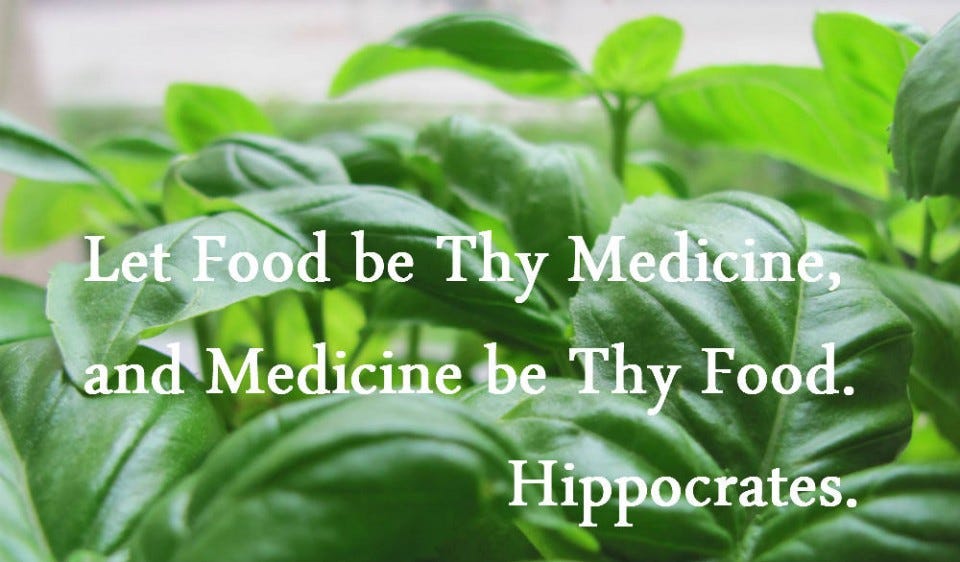 Somewhere along the way we got away from the idea of food as medicine. It's time to get back to it. 