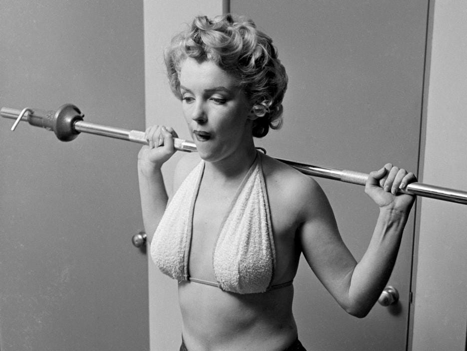 Working Out with Marilyn Monroe