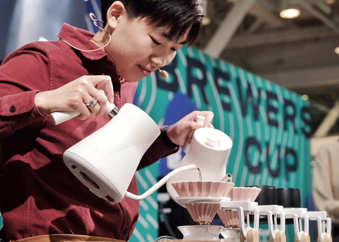Sprudge on Twitter: &quot;Meet your new World Coffee Champions for 2019! Jooyeon  Jeon of South Korea (Momos Coffee) has won the World Barista Championship,  and Jia Ning Du of China (M2M Coffee)