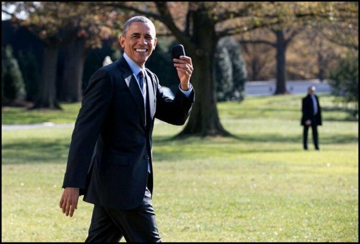 Obama y su primer campaña realizada de la mano de la Blackberry