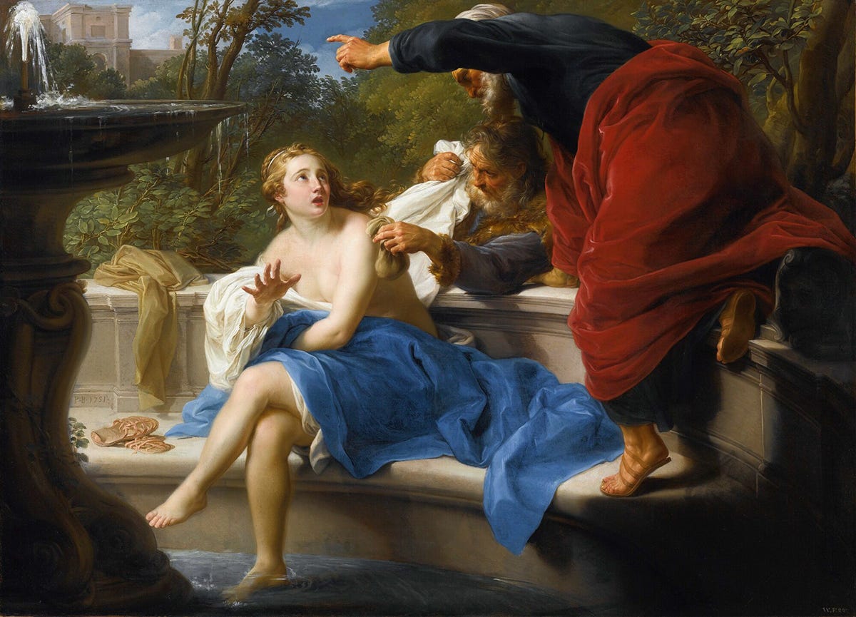 Susanna And The Elders (1751) by Pompeo Batoni