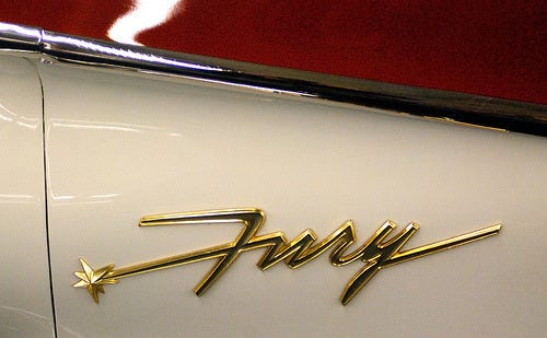 1960 Plymouth Fury Convertible (by mobycat)