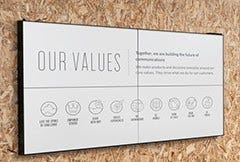 Image showing company’s values