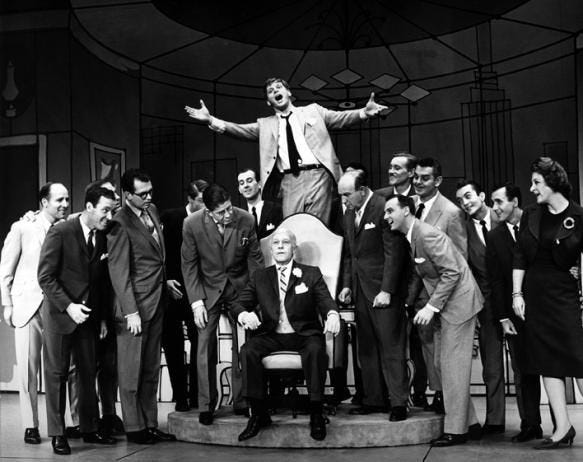 Robert Morse in How to Suceed In Bussiness Without Really Trying | Musical  theatre broadway, Theater performance, It cast