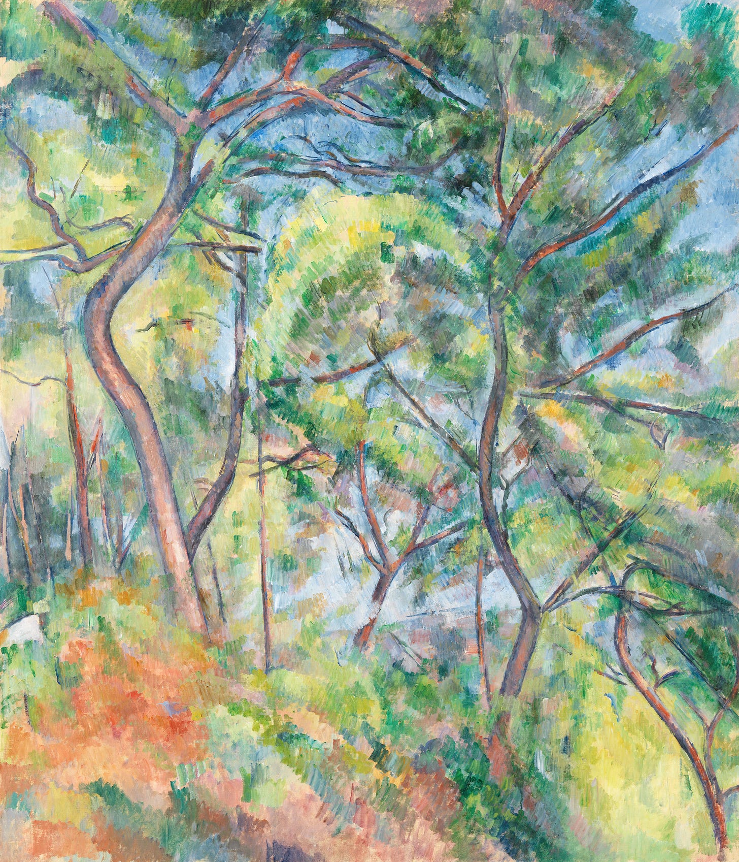 Sous-Bois (circa 1894) by Paul Cézanne