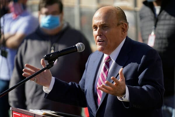 The court concluded that Rudolph Giuliani had made “demonstrably false and misleading statements” about the 2020 election.