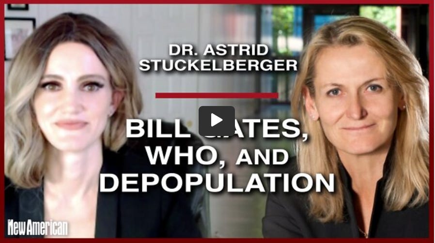 Dr. Astrid Stuckelberger: Bill Gates, WHO, and Global Depopulation