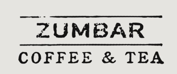 Zumbar Coffee & Tea logo. Links to zumbarcoffee.com