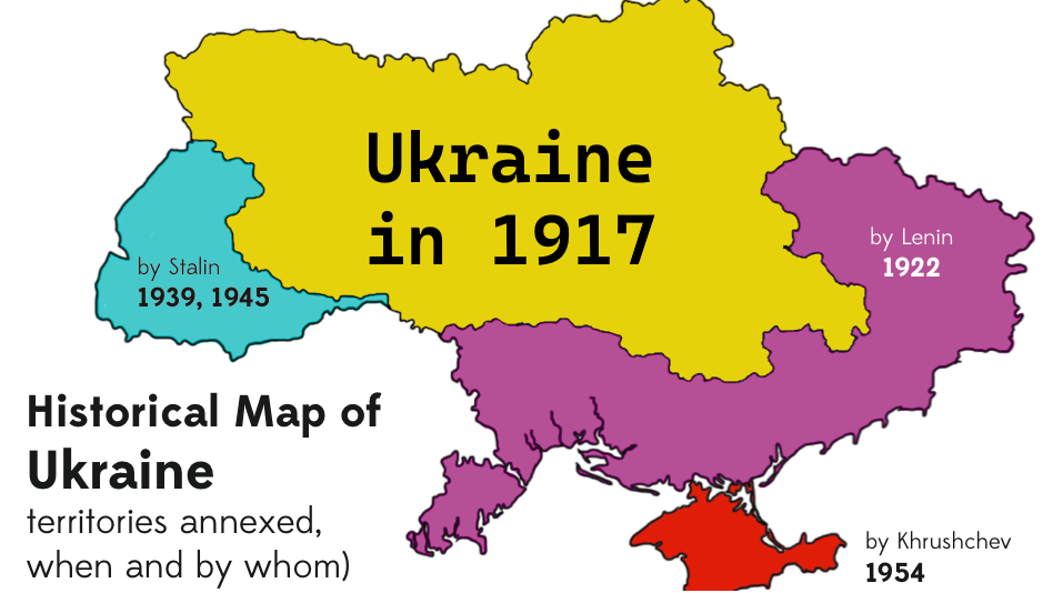 The creation of modern Ukraine : MapPorn