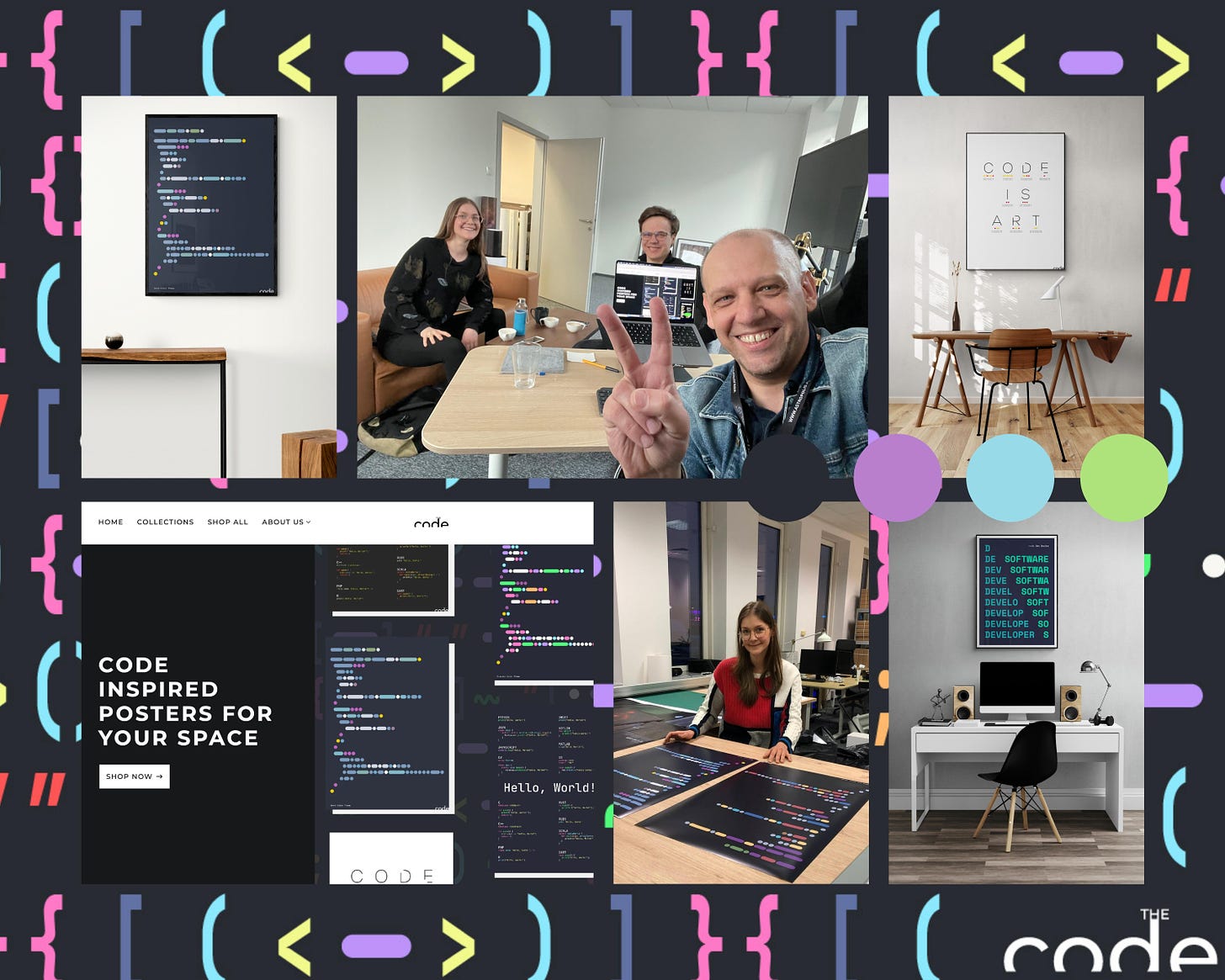 theCode collage